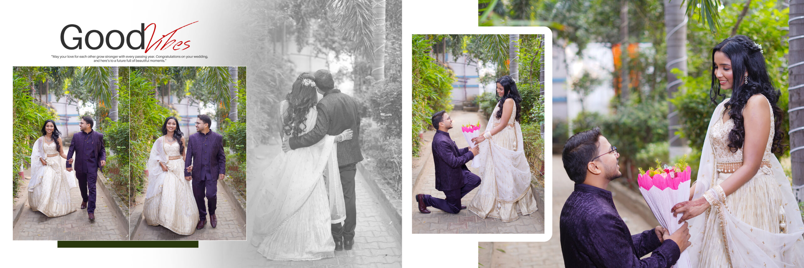 Couple engaged in romantic setting.