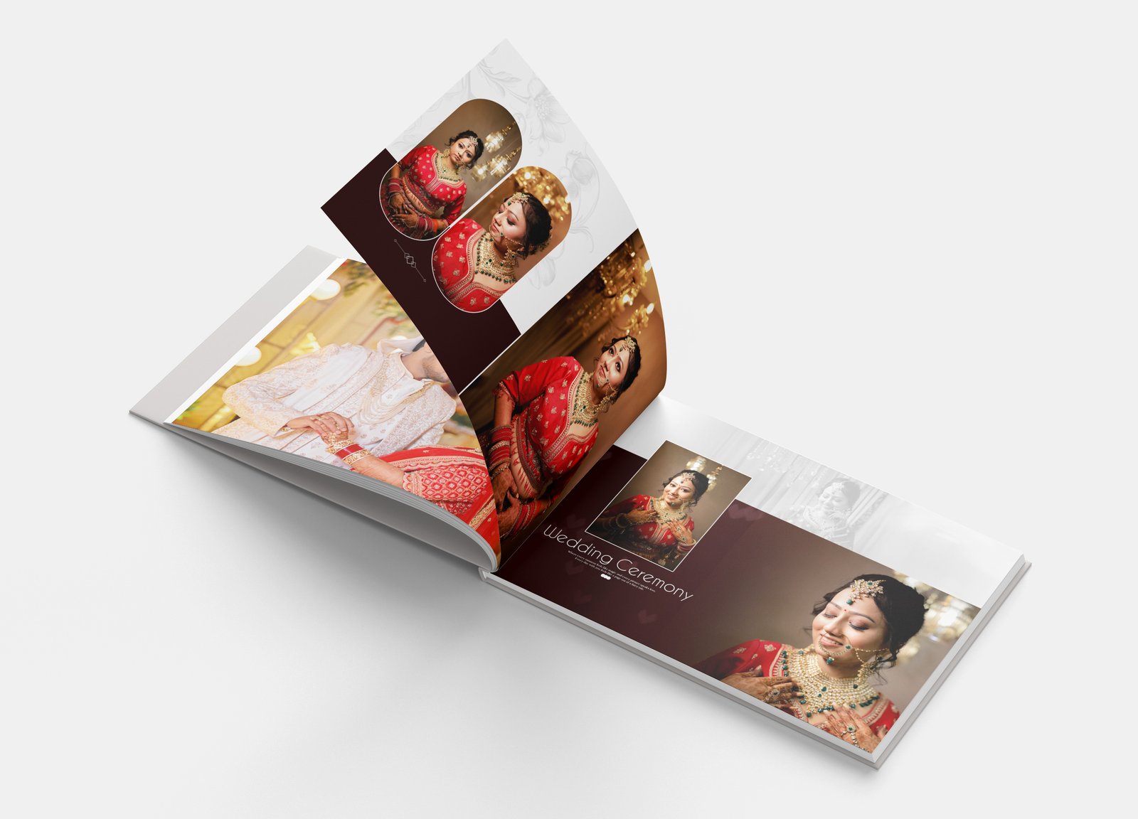 Premium printing paper and album material close-up